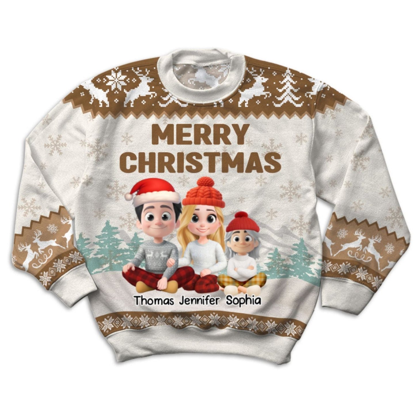 As A Family Now Onwards For Kid - Personalized Custom All-Over-Print Sweatshirt