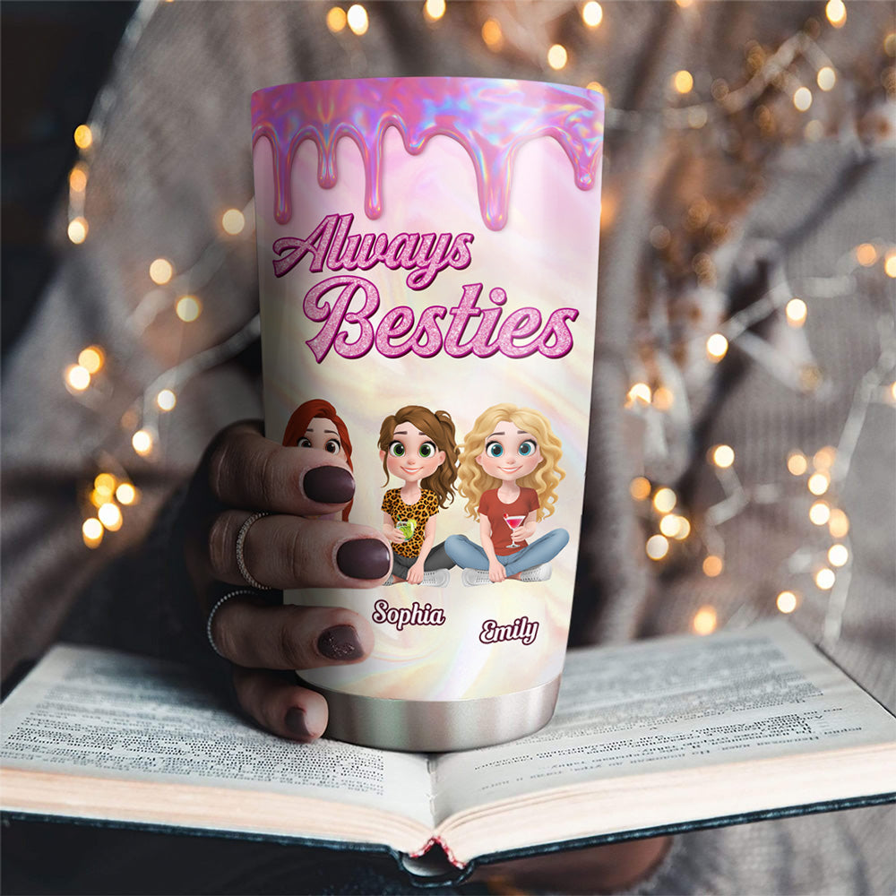 Always Sisters - Personalized Custom Tumbler