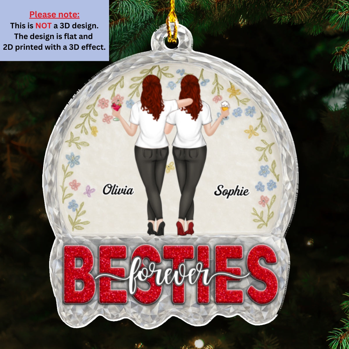 Sassy And Classy - Personalized Custom Acrylic Ornament
