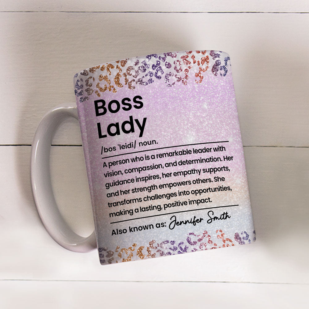 Boss Lady 2 - Personalized Custom Coffee Mug
