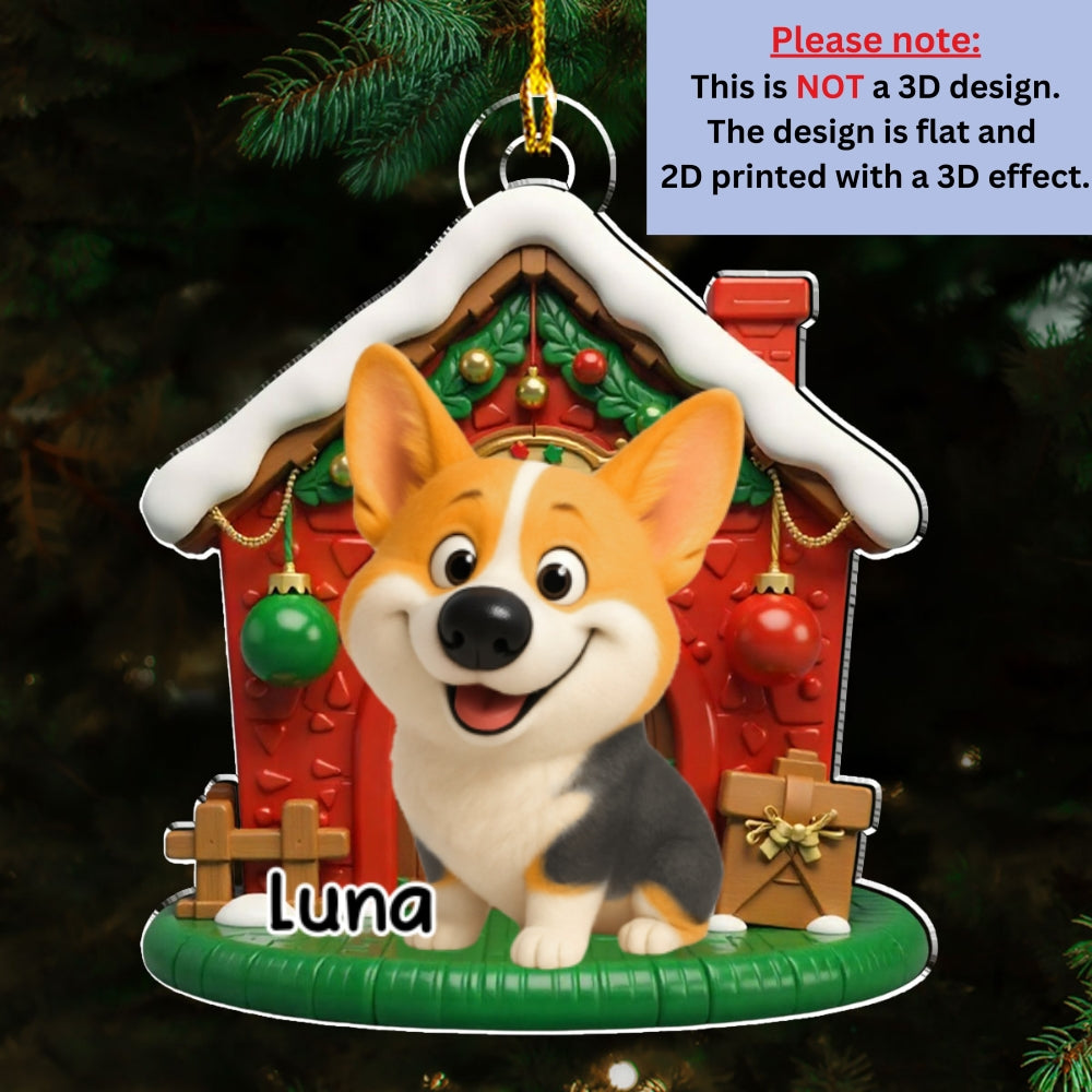 My Own Place - Personalized Custom 3D Effect Acrylic Ornament