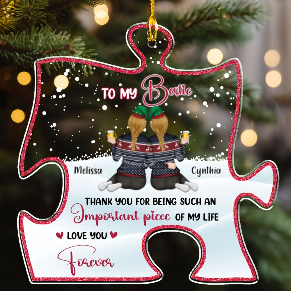 An Important Piece - Personalized Custom Acrylic Ornament