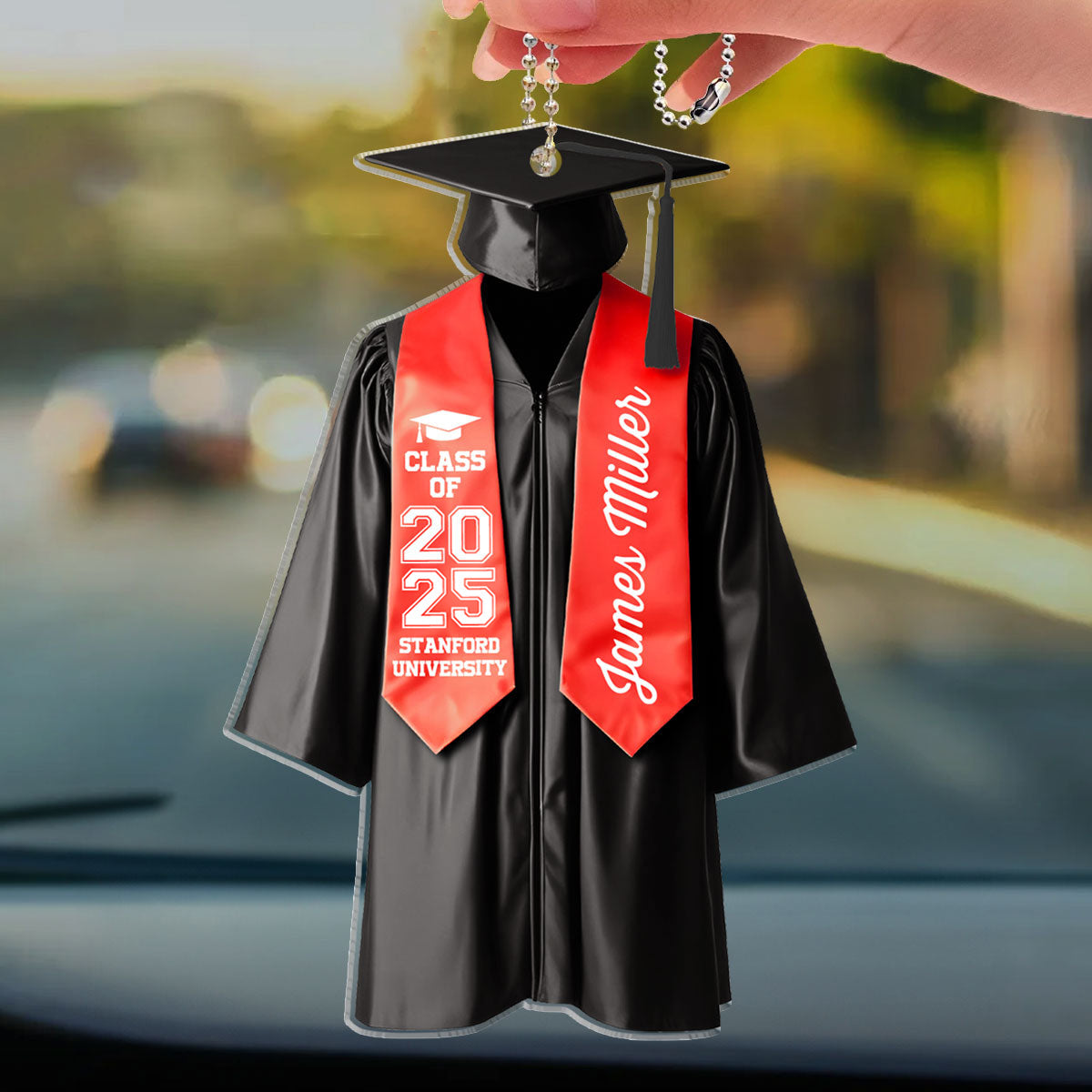 Happy Graduation - Personalized Custom Car Ornament