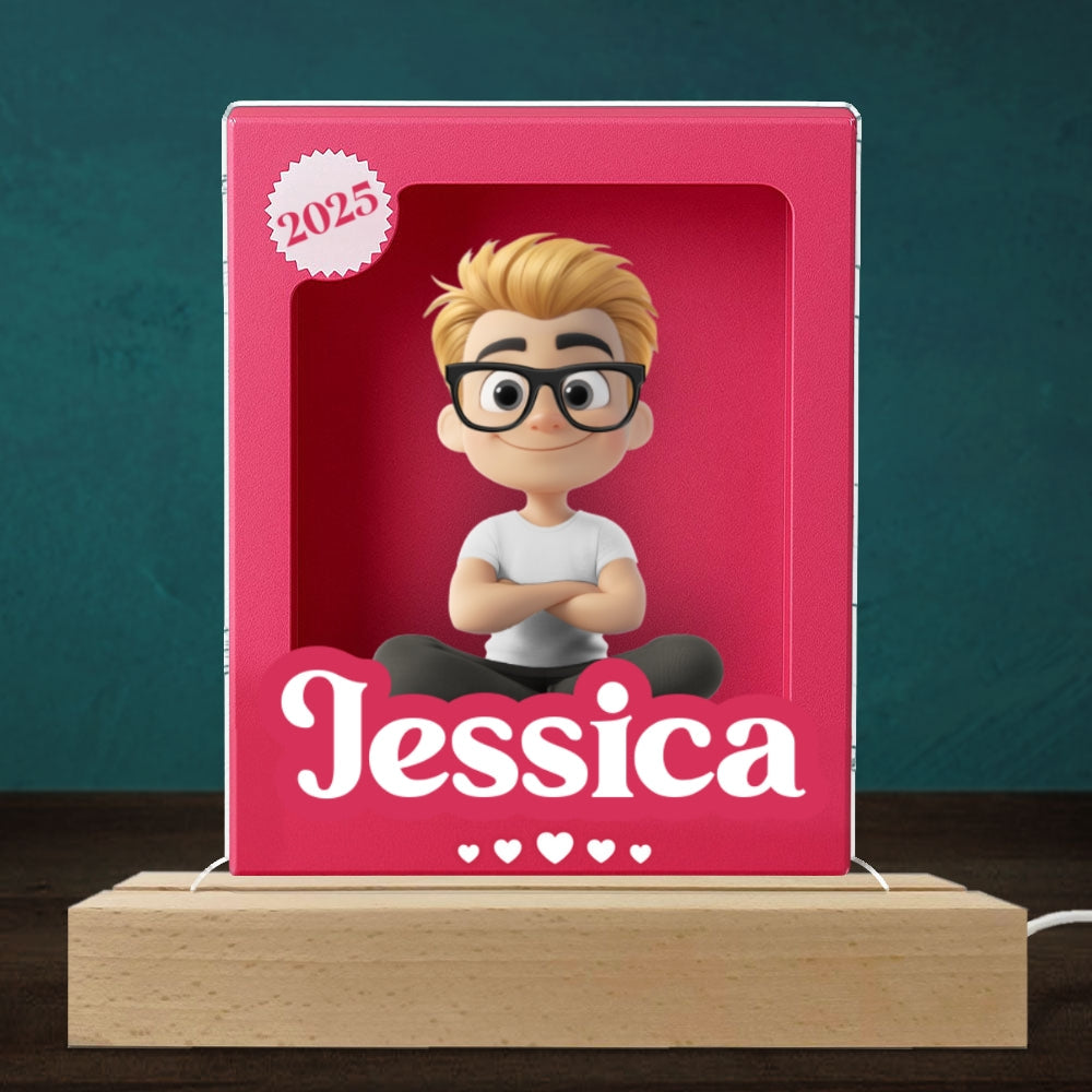 Baby Cute Figure - Personalized Custom LED Light