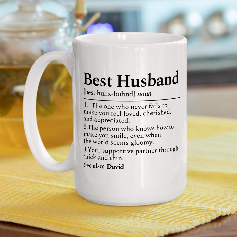 My Best Husband - Personalized Custom Coffee Mug