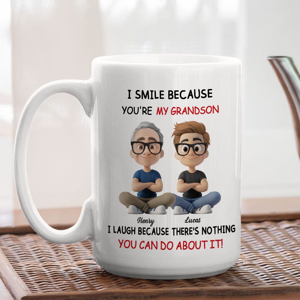 My Grandson - Personalized Custom Coffee Mug
