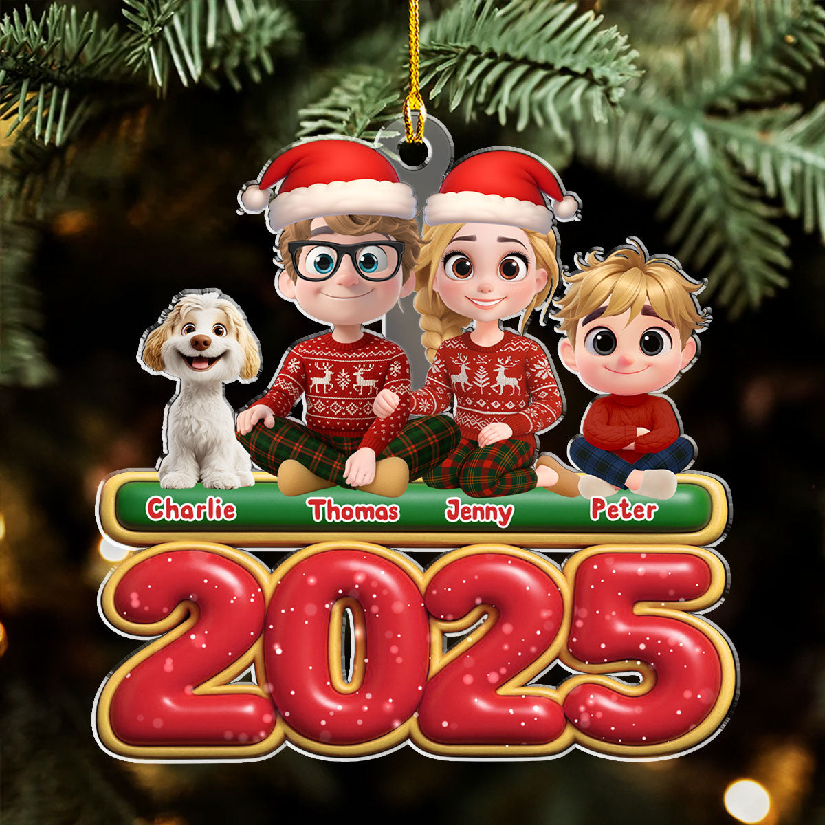 We And Our Kids - Personalized Custom Acrylic Ornament