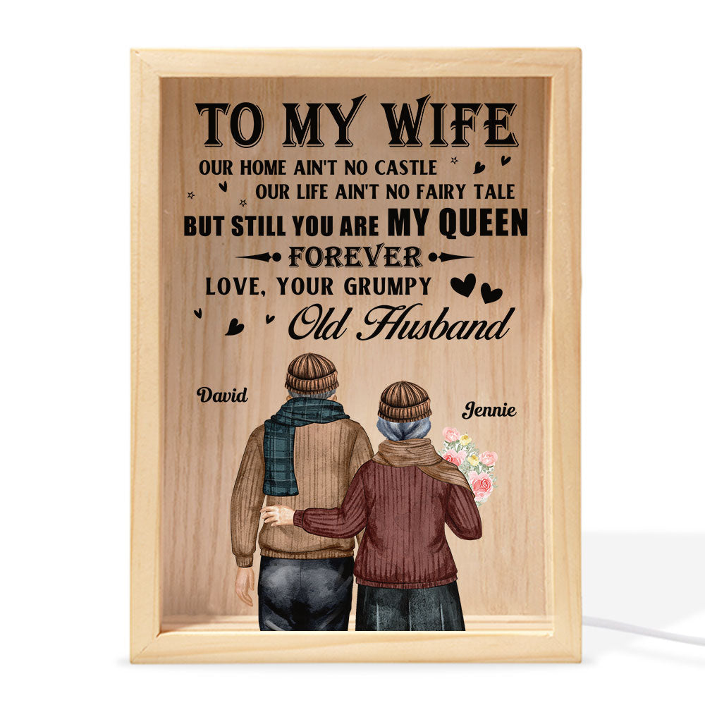 My Queen Forever - Personalized Custom Frame Light Box