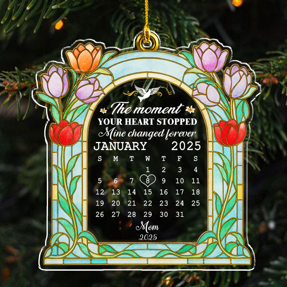 You Shine In My Heart - Personalized Custom Acrylic Ornament