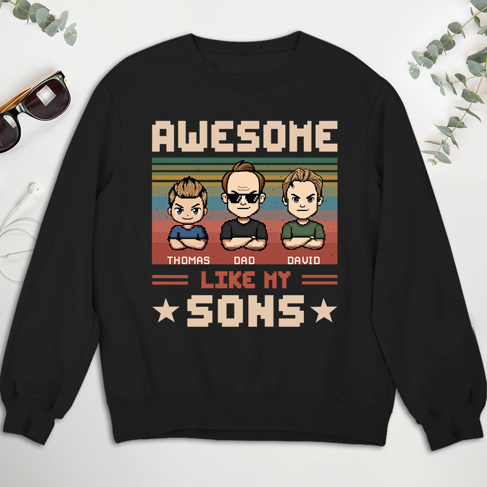 Awesome Dad And Awesome Daughter  - Personalized Custom Shirt