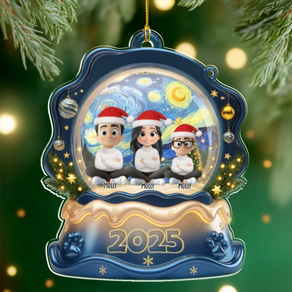 The Forever Together Family - Personalized Custom Acrylic Ornament