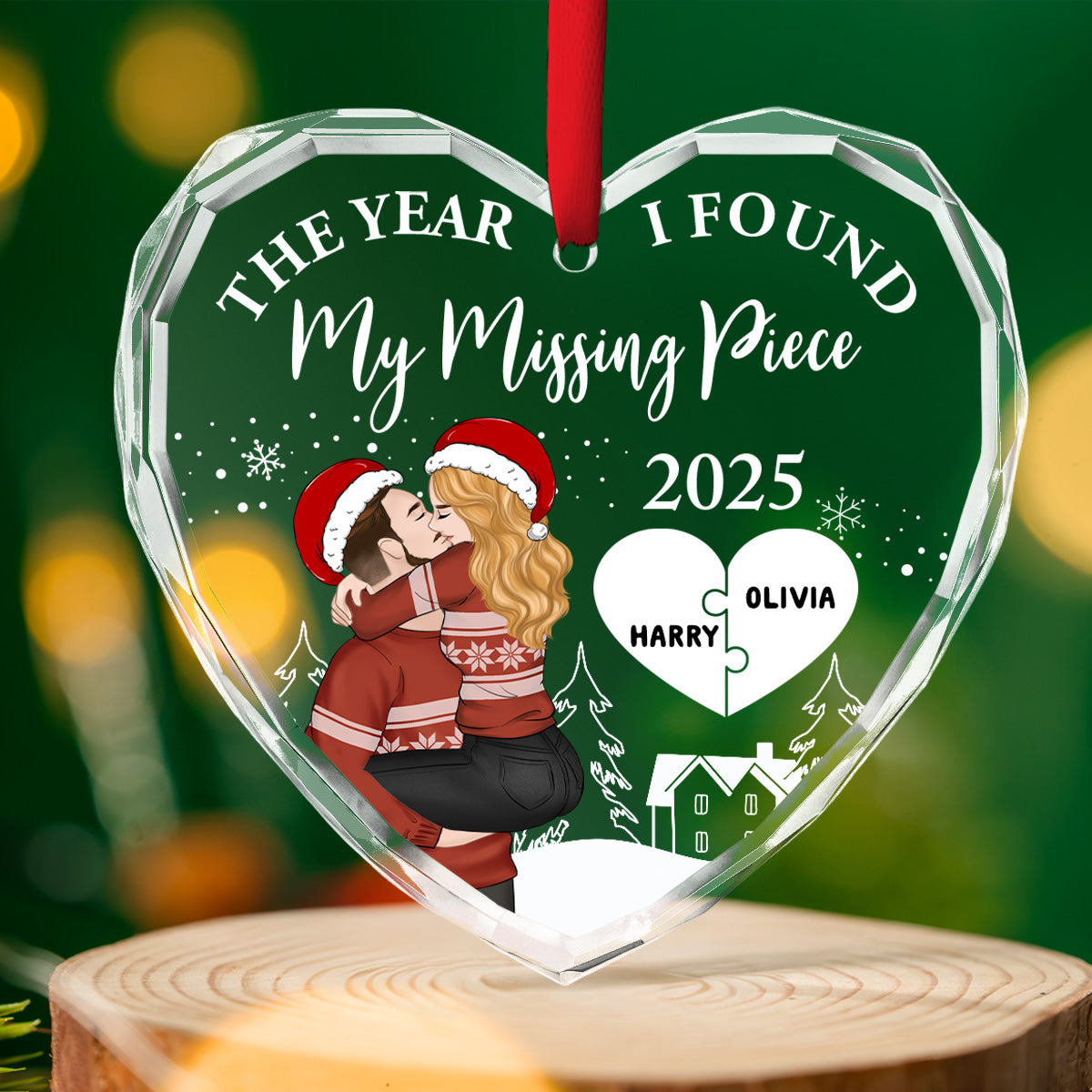 The Piece I Found - Personalized Custom Glass Ornament