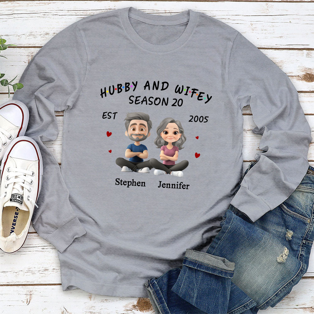 Hubby And Wifey - Personalized Custom Shirt