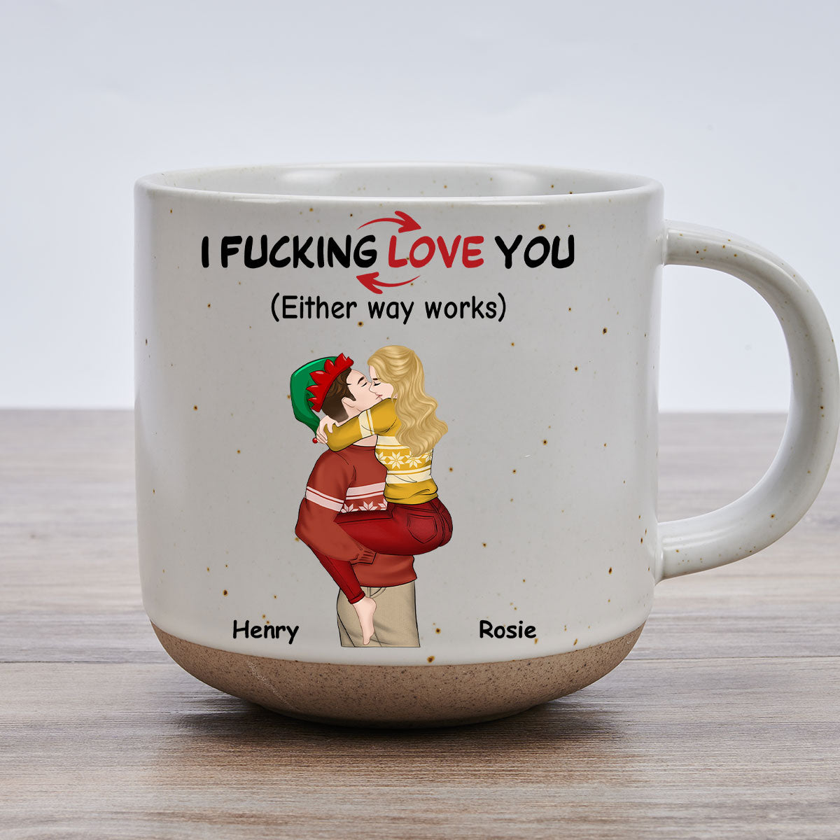 Really Love You - Personalized Custom Pottery Mug