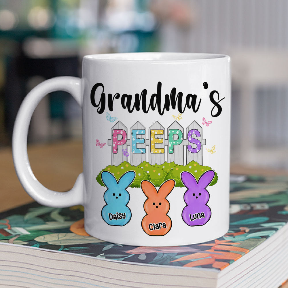 Grandma Peeps Easter - Personalized Custom Coffee Mug
