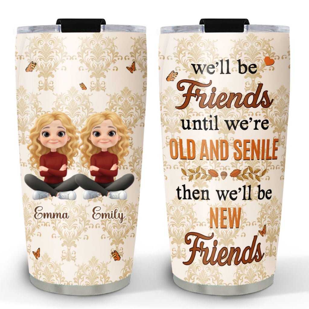 Besties For Life - Personalized Custom Tumbler