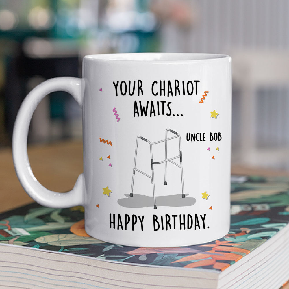Your Chariot Awaits - Personalized Custom Coffee Mug