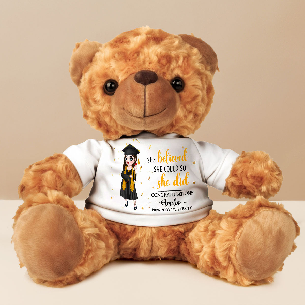 Congratulations On Your Graduation - Personalized Custom Cuddle Bear