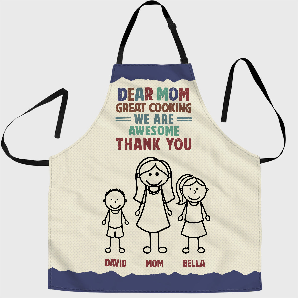 Great Cooking Mom - Personalized Custom Apron