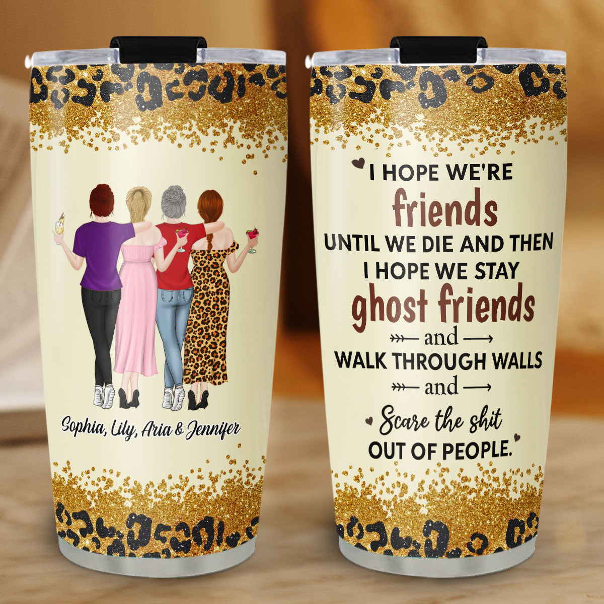 We Are Friends Until We Die - Personalized Custom Tumbler