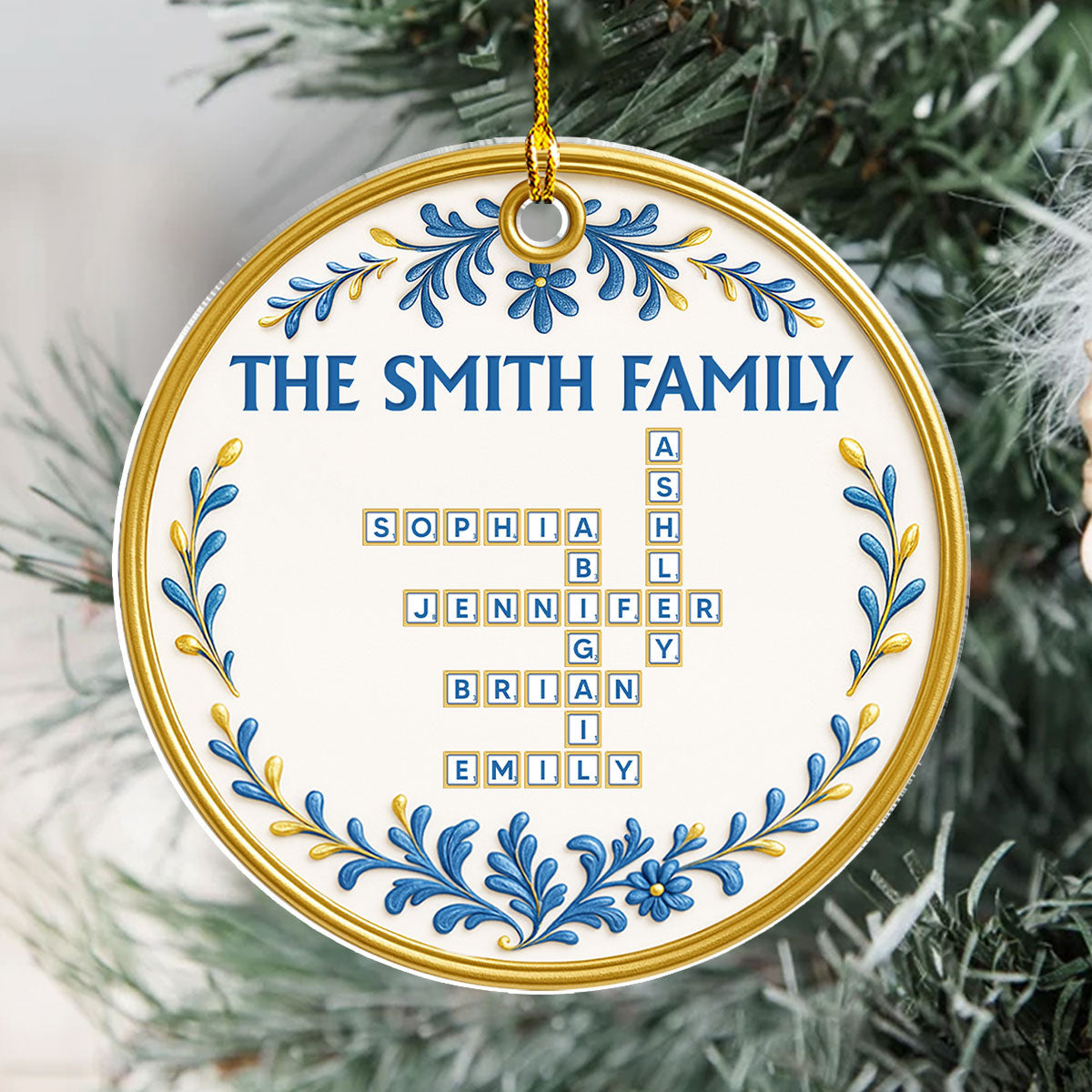 Lovely Family - Personalized Custom Acrylic Ornament