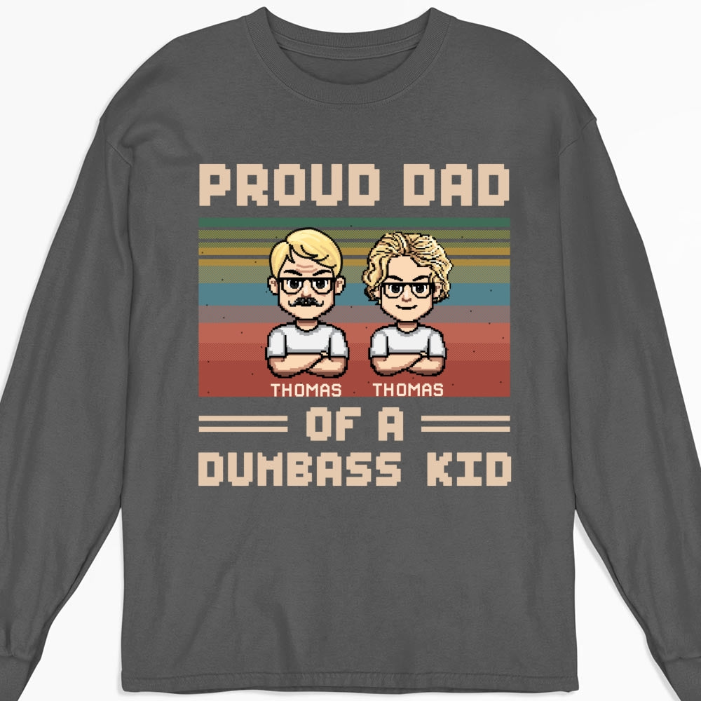 Proud Dad Of A Few Kids - Personalized Custom Shirt