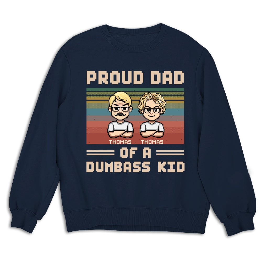 Proud Dad Of A Few Kids - Personalized Custom Shirt