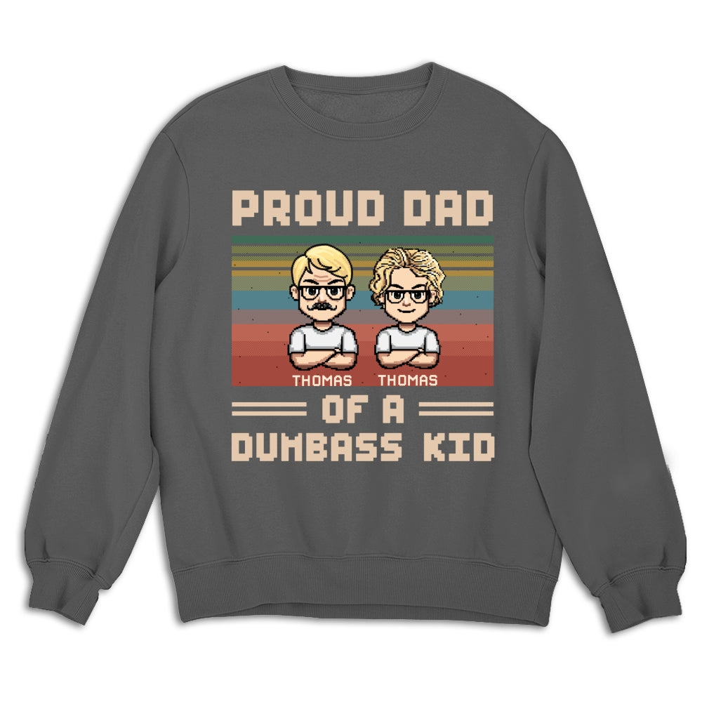 Proud Dad Of A Few Kids - Personalized Custom Shirt