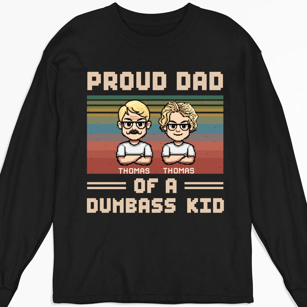 Proud Dad Of A Few Kids - Personalized Custom Shirt