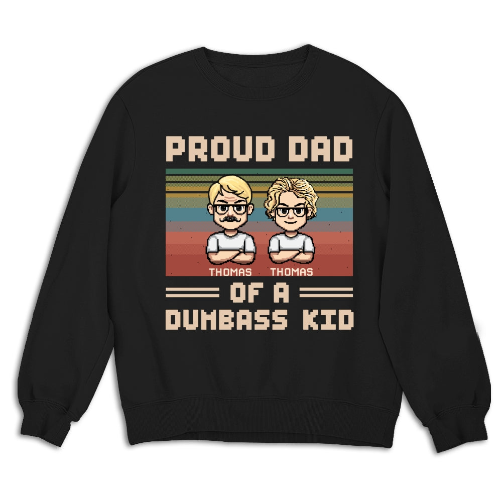 Proud Dad Of A Few Kids - Personalized Custom Shirt