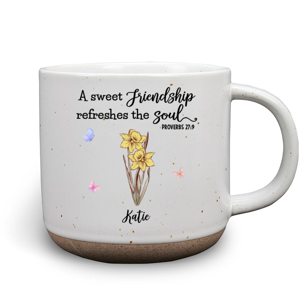 Friendship Refreshes The Soul - Personalized Custom Pottery Mug