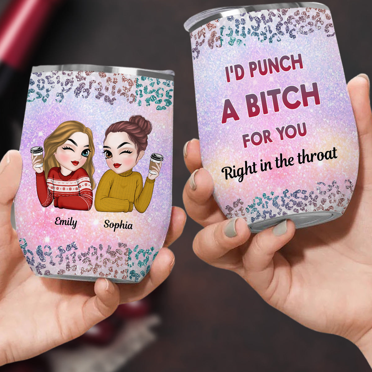 You Keep Me Sane - Personalized Custom Wine Tumbler