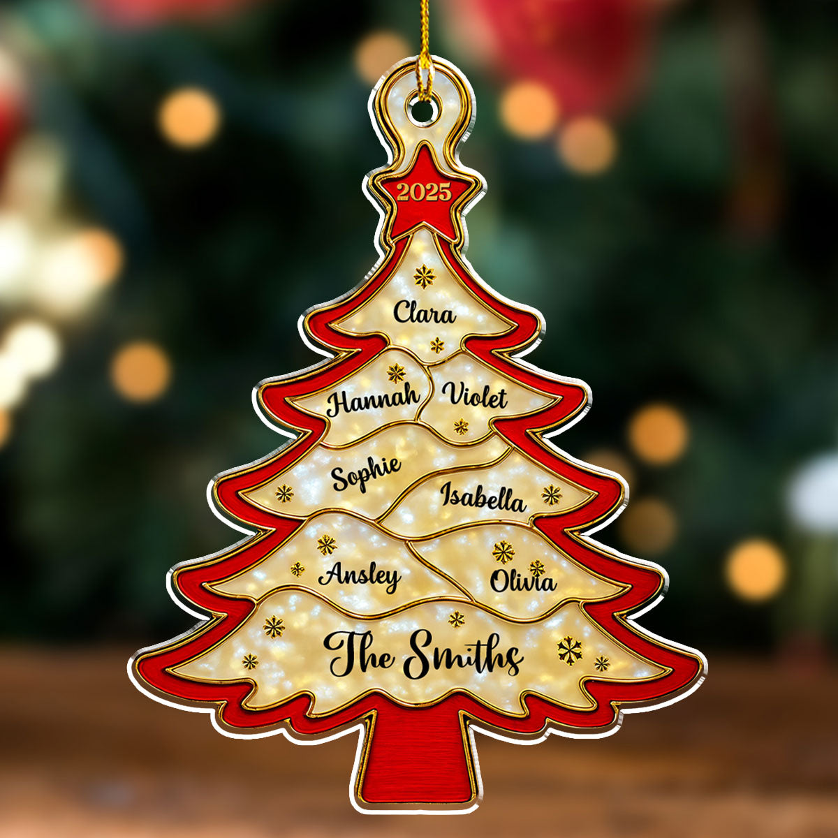 Christmas Tree - Personalized Custom Acrylic Ornament