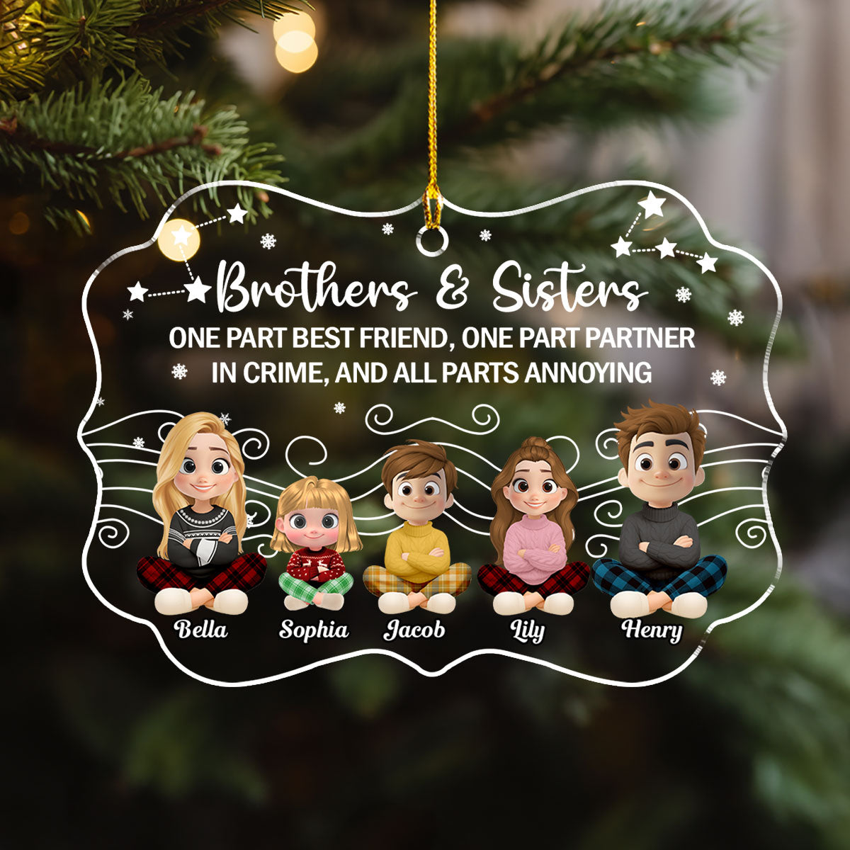 Annoying But Always My Person - Personalized Custom Acrylic Ornament