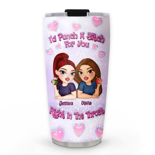 Bestie Together - Personalized Custom 3D Inflated Effect Tumbler