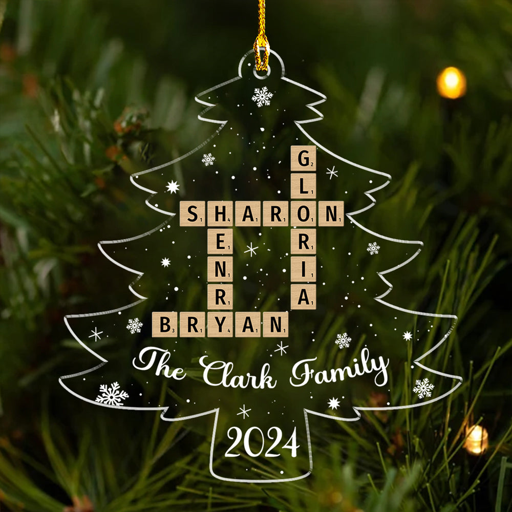 The Greatest Christmas Tree - Personalized Custom Acrylic Ornament