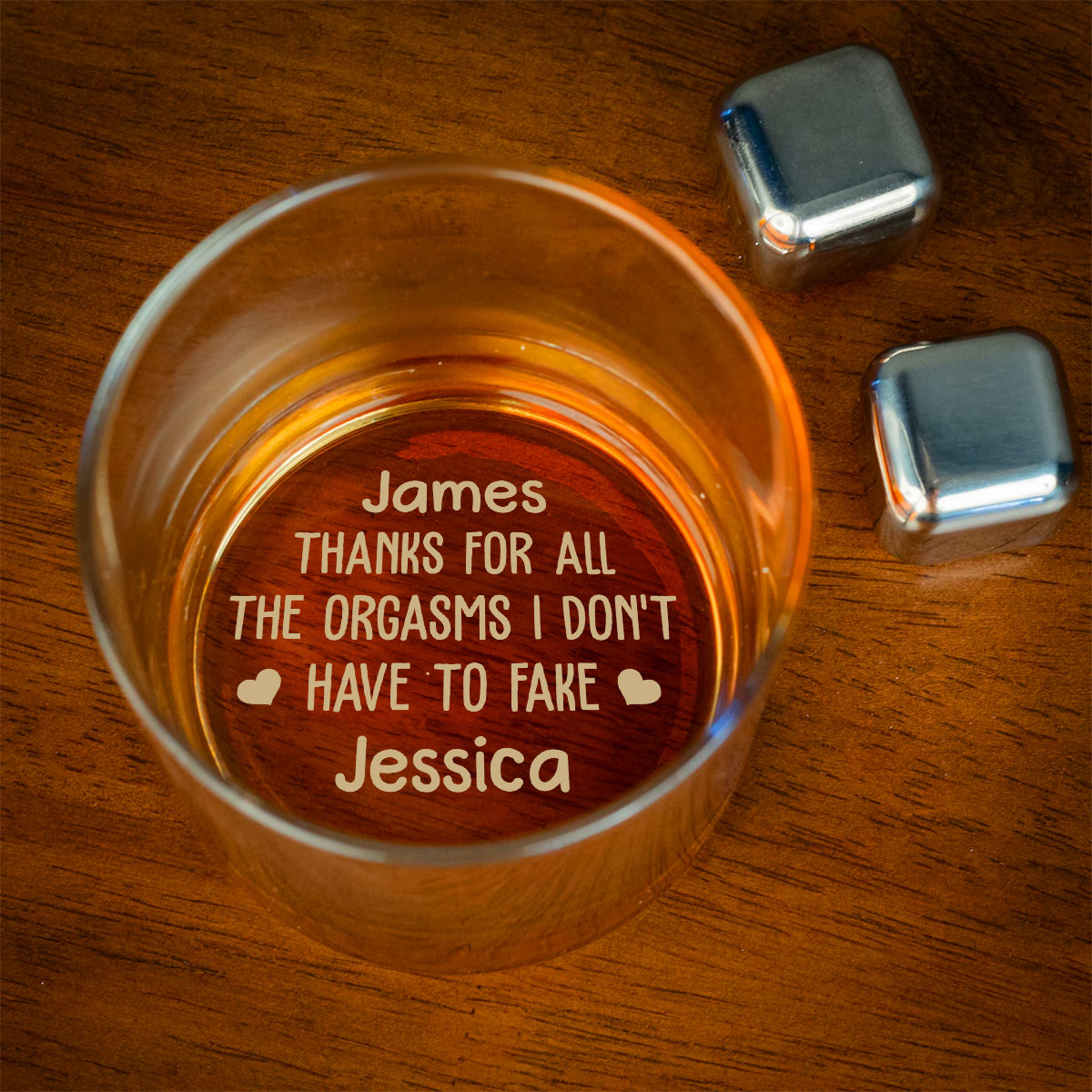 Certified Pleasure Every Single Time - Personalized Custom Engraved Whiskey Glass