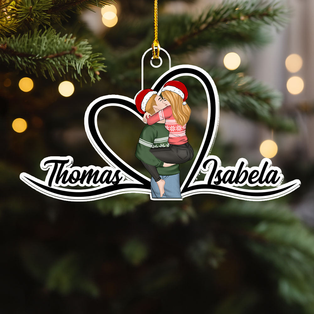 Together In Love - Personalized Custom Acrylic Ornament