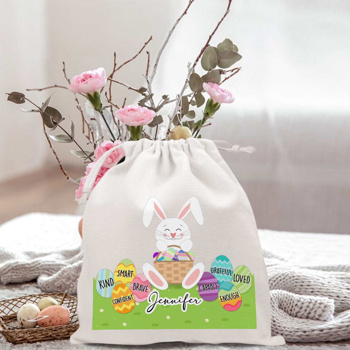 Bunny Kids Bag - Personalized Custom Favor Bag