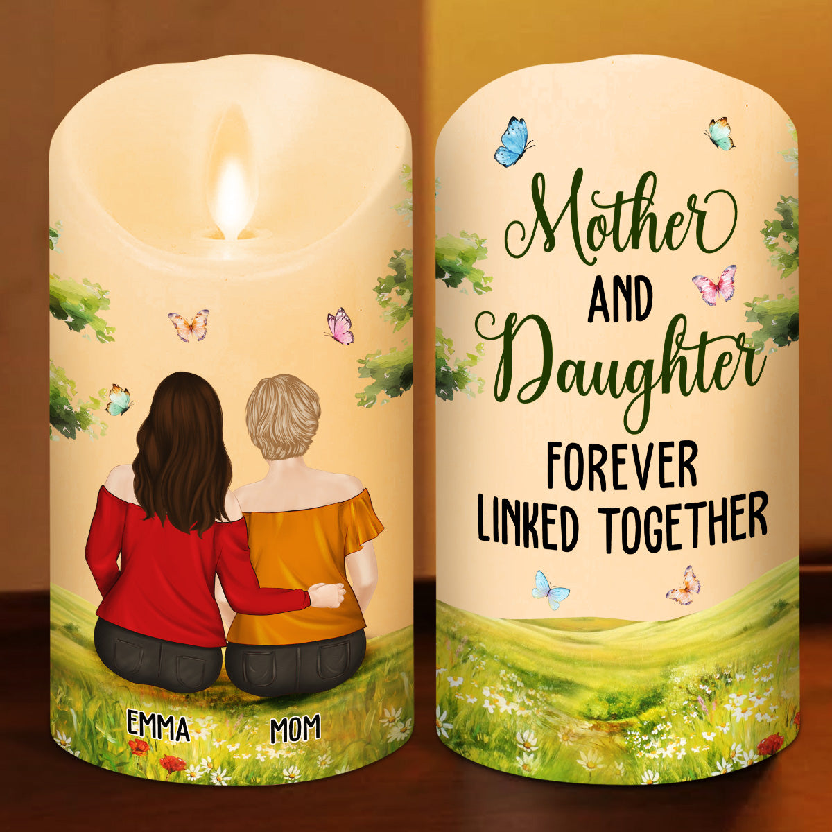Link Forever - Personalized Custom LED Candle