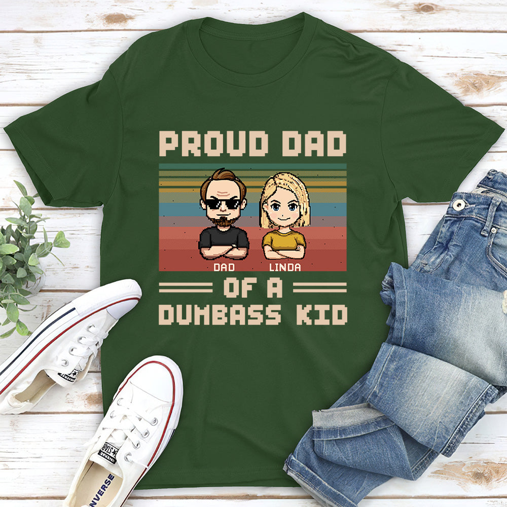 Proud Dad Of A Few Kids - Personalized Custom Shirt