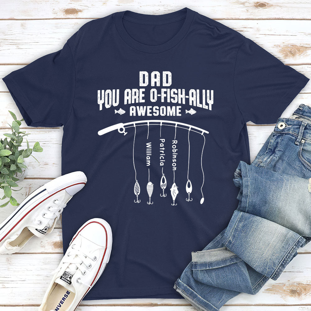 Ofishally Awesome Dad - Personalized Custom Shirt