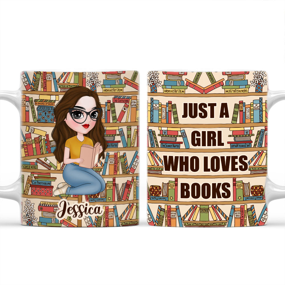 Book Lover - Personalized Custom Coffee Mug