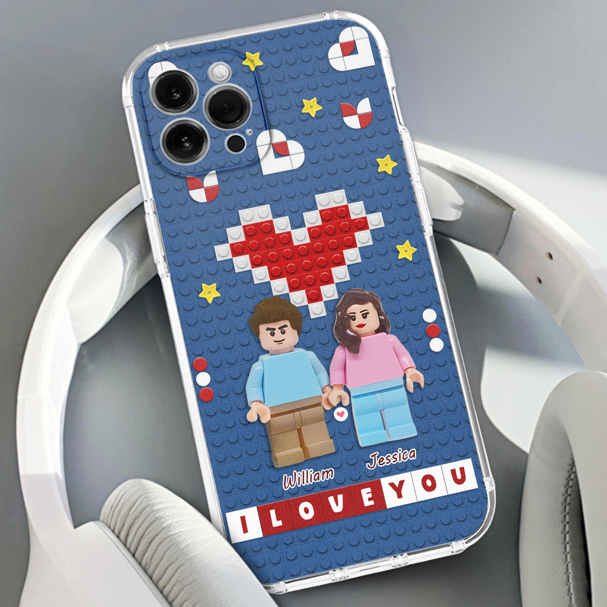 Lego Couple - Personalized Custom Phone Case