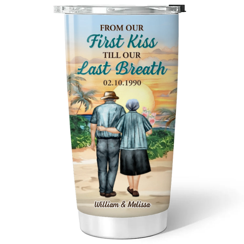 From Our First Kiss - Personalized Custom Tumbler