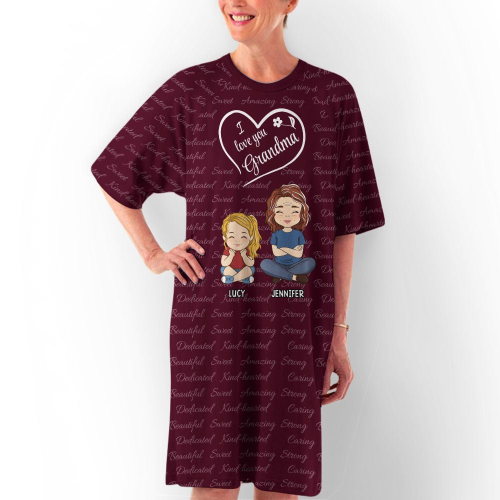 So Much Love For Grandma - Personalized Custom 3/4 Sleeve Dress
