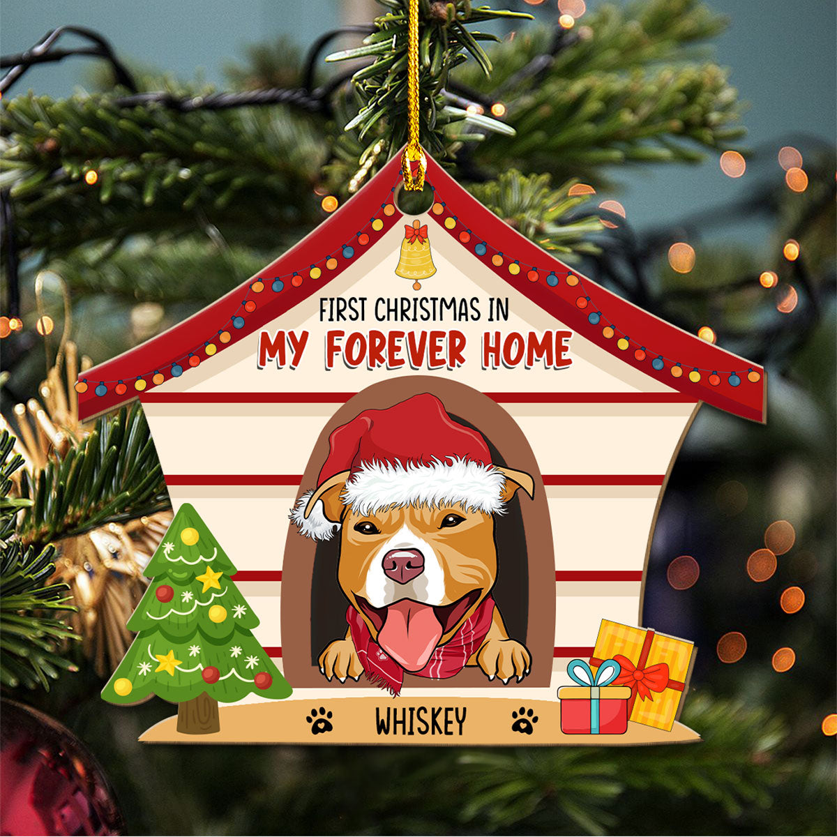 My Forever Home - Personalized Custom Wood Ornament