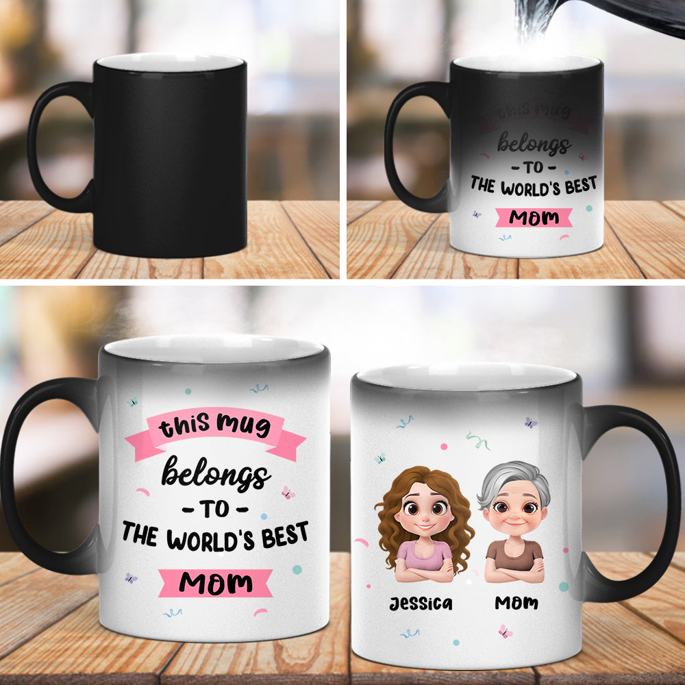 This Mug Fuels Awesome Moms - Personalized Custom Color Changing Mug
