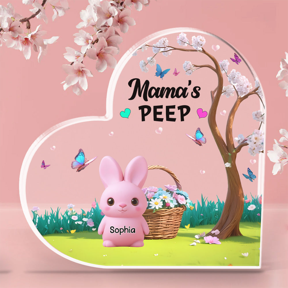 Marshmallow Rabbit - Personalized Custom Acrylic Plaque