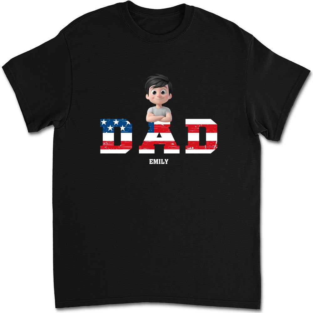 Papa Is The Best - Personalized Custom Shirt
